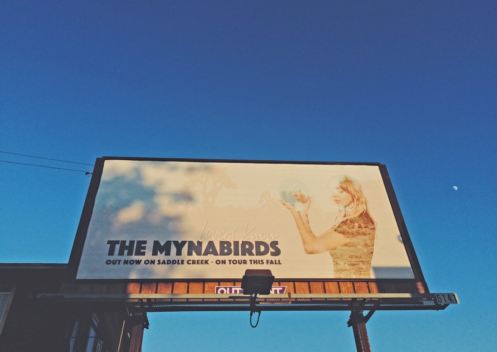 The Mynabirds - Lovers Know - billboard photo