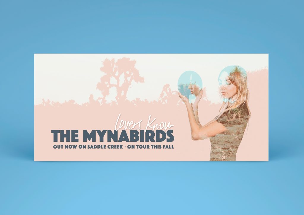 The Mynabirds - Lovers Know - billboard design