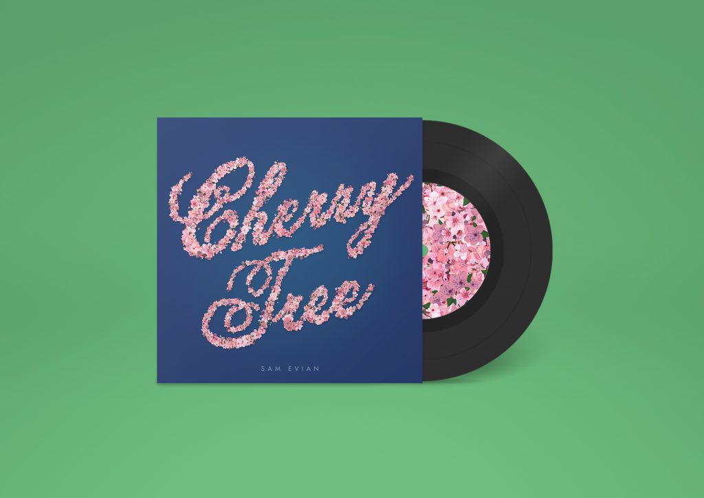 Sam Evian - Cherry Tree - 7" illustration and packaging design