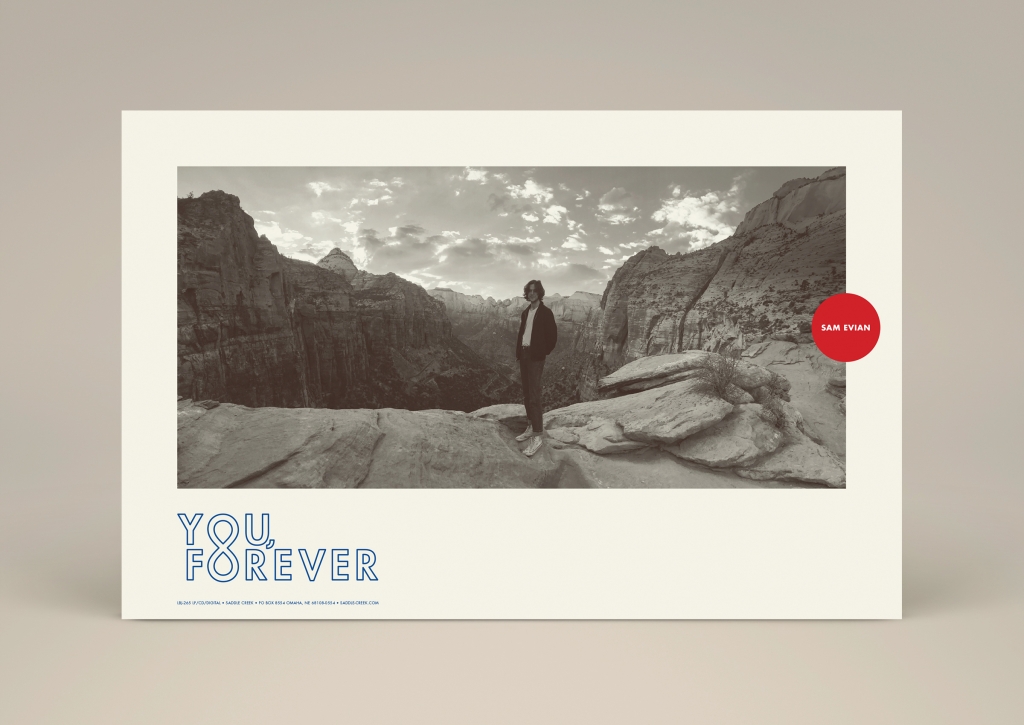Sam Evian - You, Forever poster design